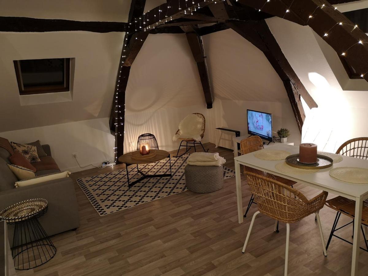 ריימס Logement Cosy Renove Au Pied De La Cathedrale Avec Climatisation מראה חיצוני תמונה