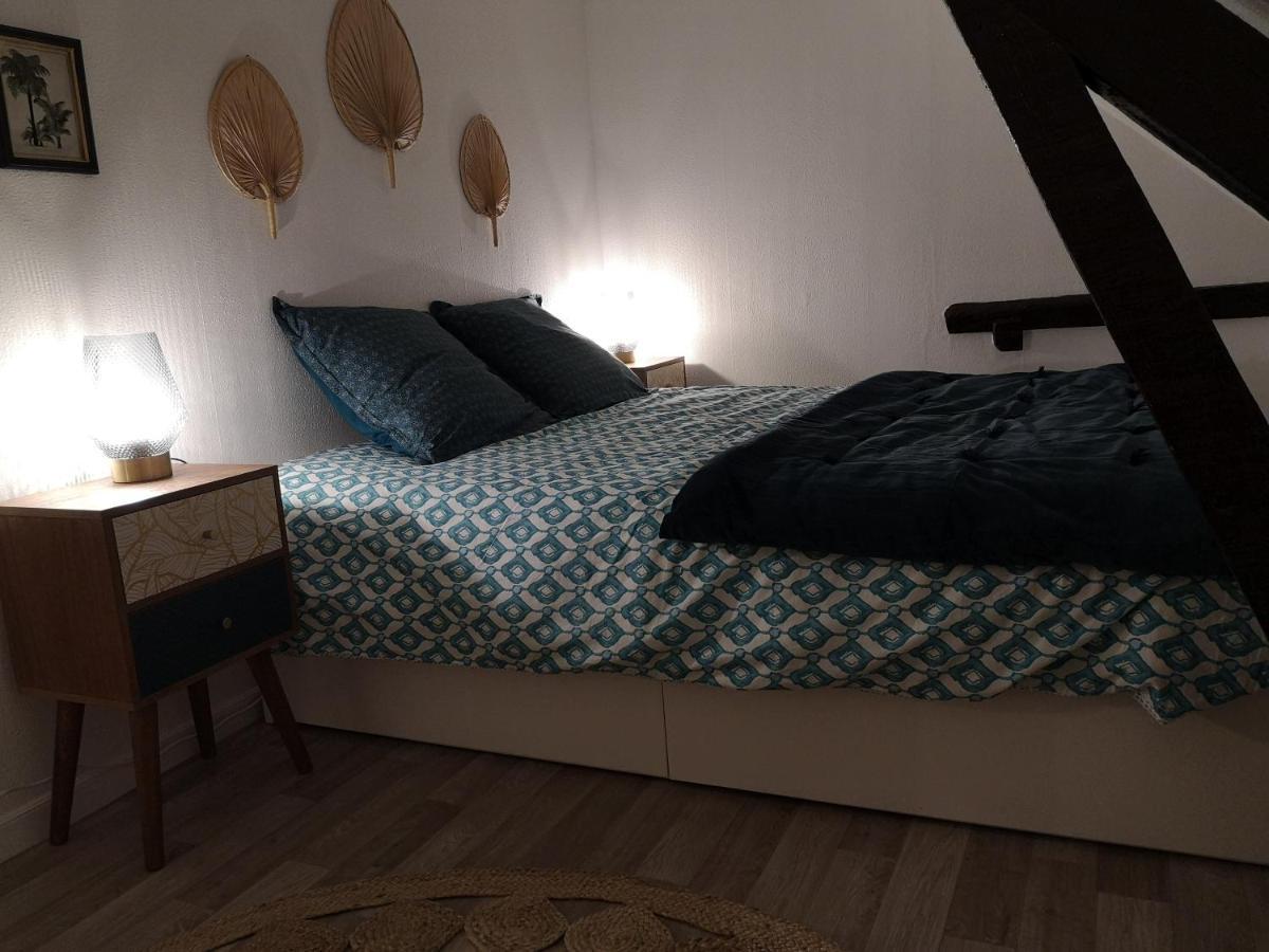 ריימס Logement Cosy Renove Au Pied De La Cathedrale Avec Climatisation מראה חיצוני תמונה