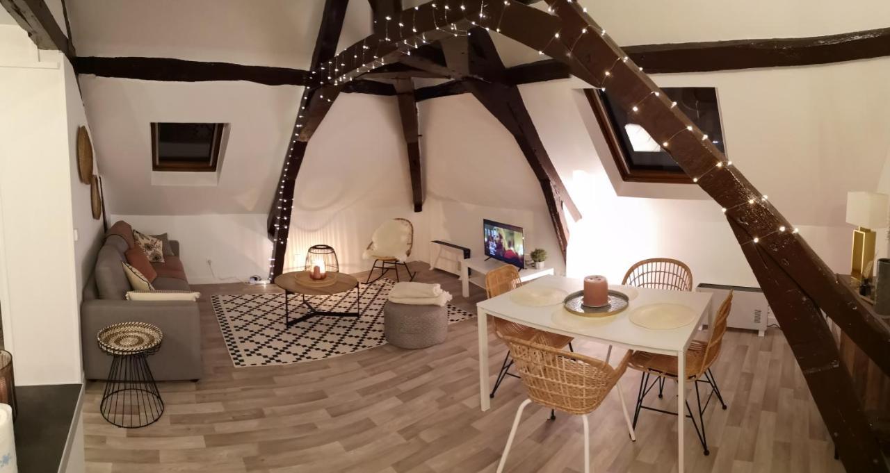 ריימס Logement Cosy Renove Au Pied De La Cathedrale Avec Climatisation מראה חיצוני תמונה